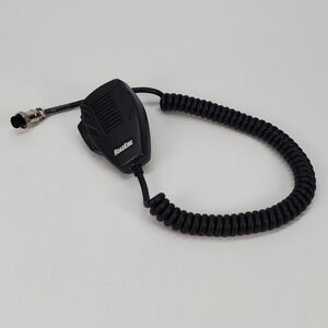 RoadKing RK56 CB Microphone 4-Pin Dynamic Handheld Mic with Coiled‎ Cord Black